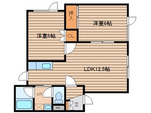 コスモス17の物件間取画像